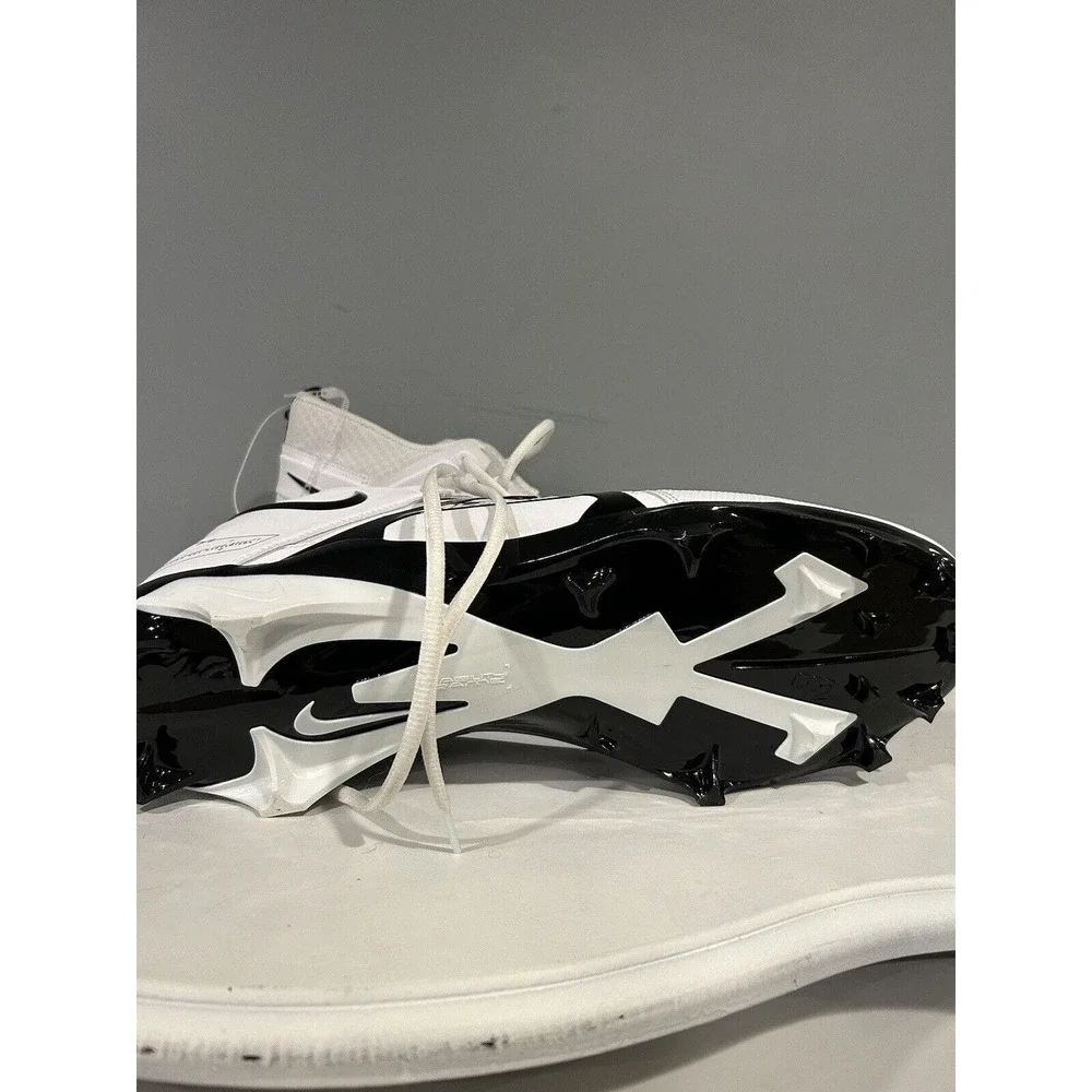 Nike Alpha Menace Pro 3 Football Cleats Men's Size 18 White Black CT6649-100‎